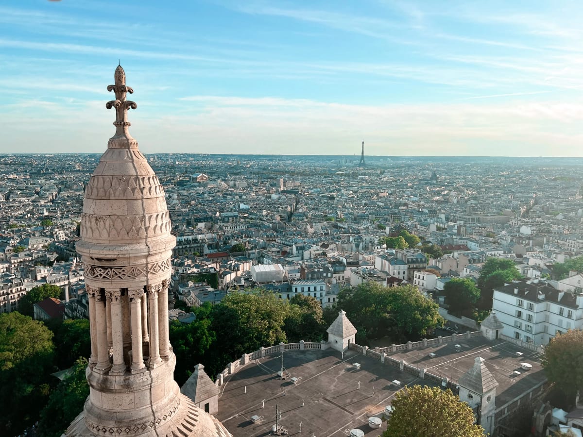 The neighborhood of Le Marais in Paris, France