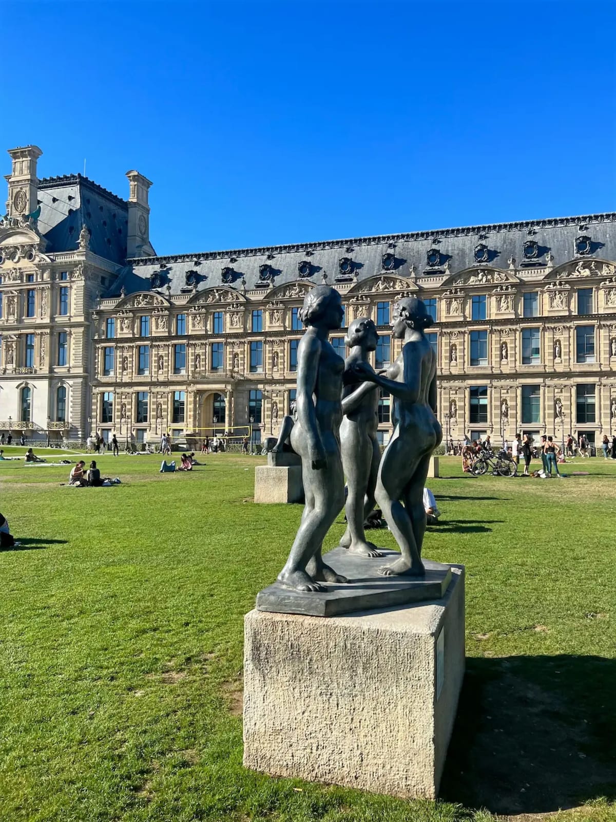 The Tuileries Gardens in Paris, France
