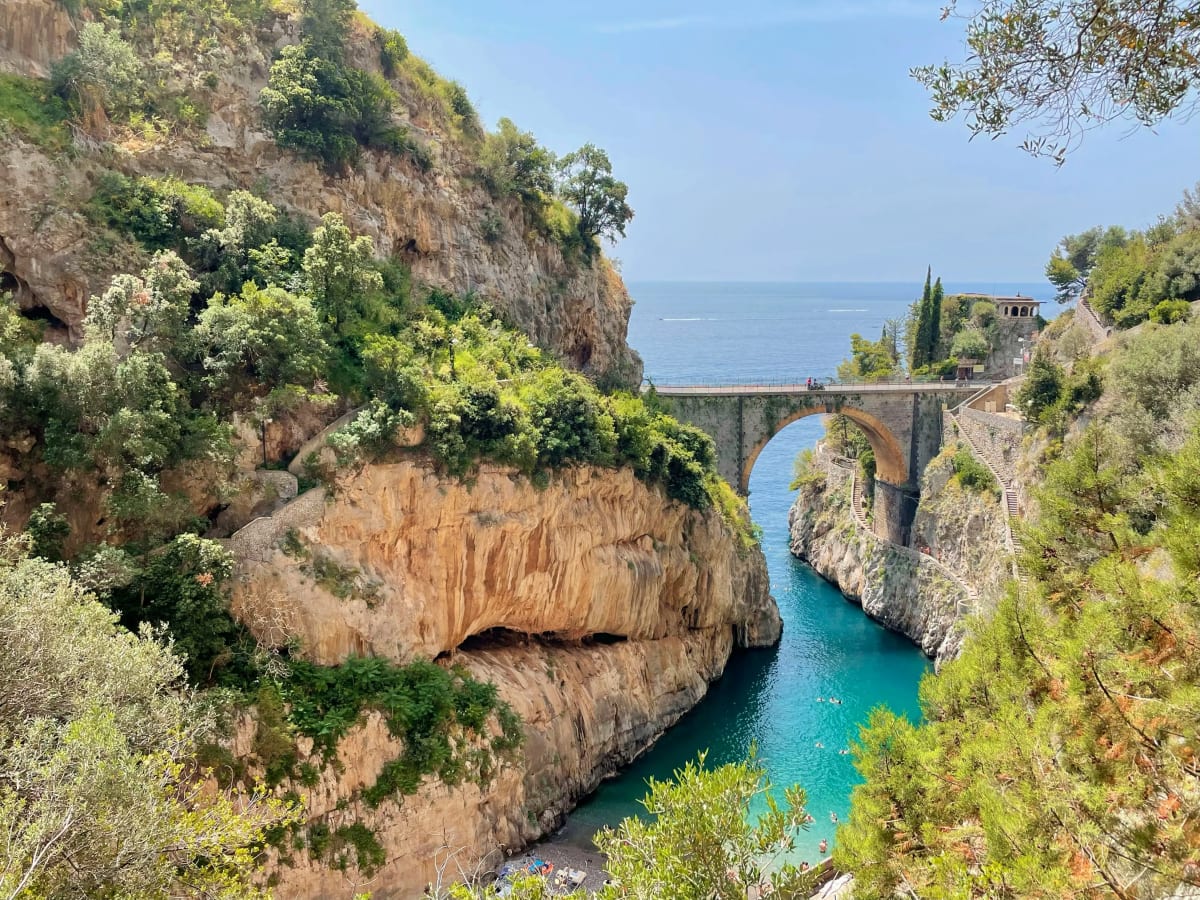 Fiordo di Furore in Amalfi, Italy