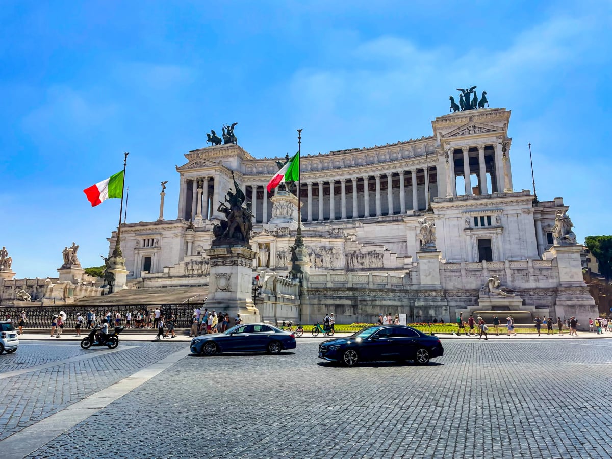 Victor Emmanuel II National Monument in Rome, Italy