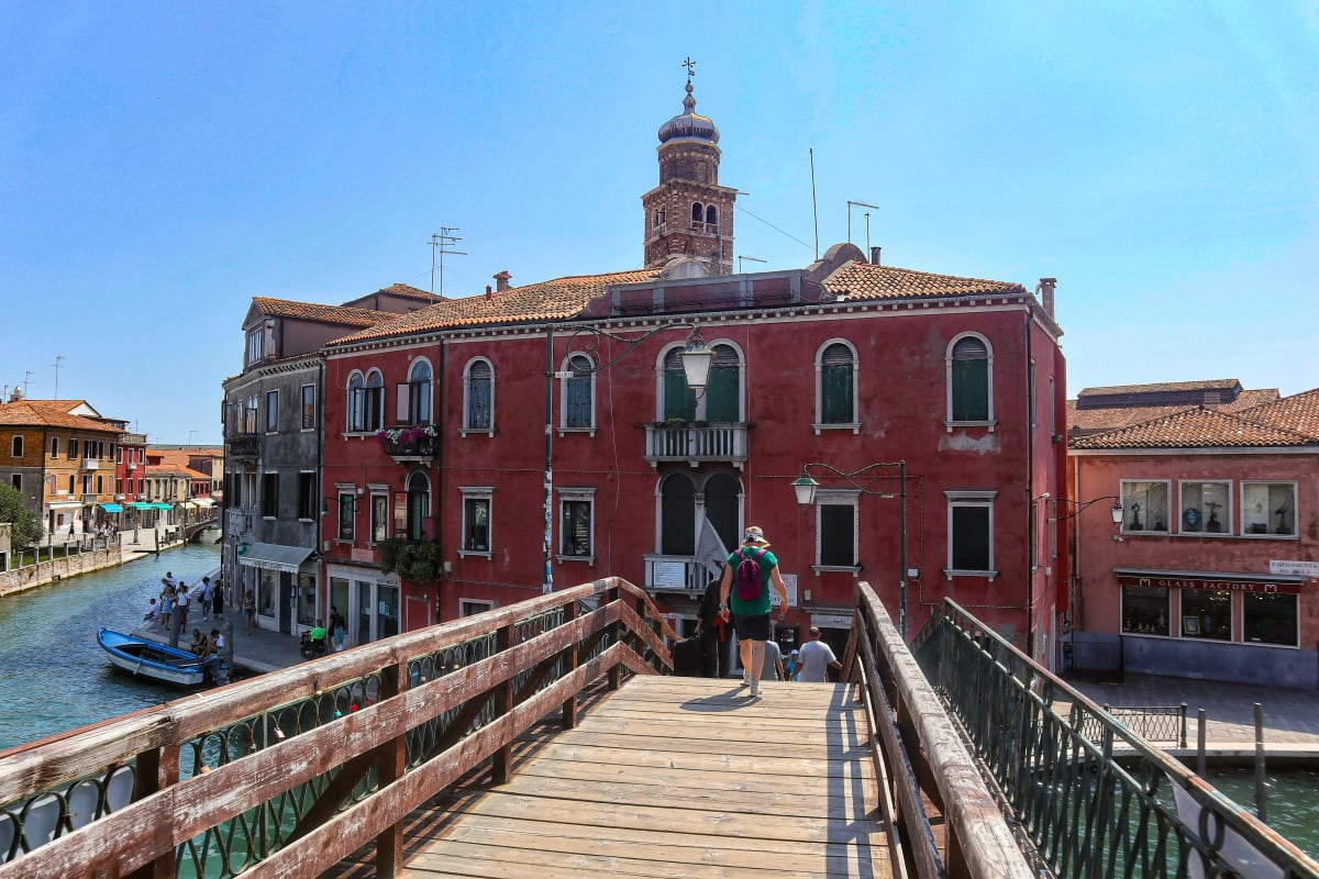 Murano Island in Venice, Italy