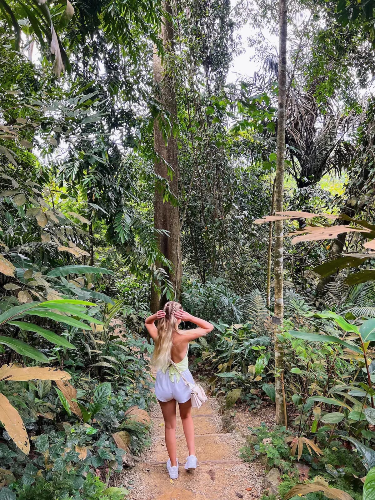 Hiking in Taman Tugu Park in Kuala Lumpur, Malaysia