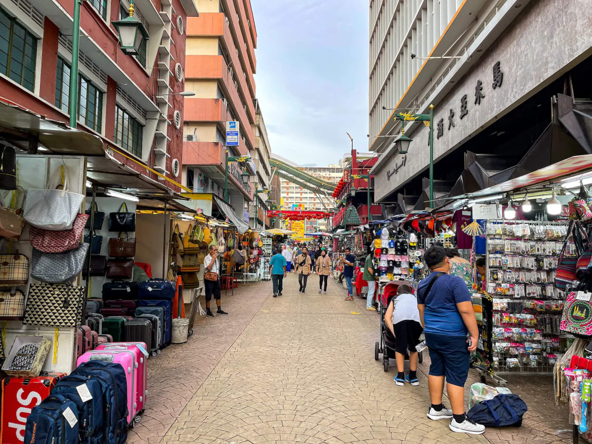 Petaling Street Market in Chinatown in Kuala Lumpur, Malaysia