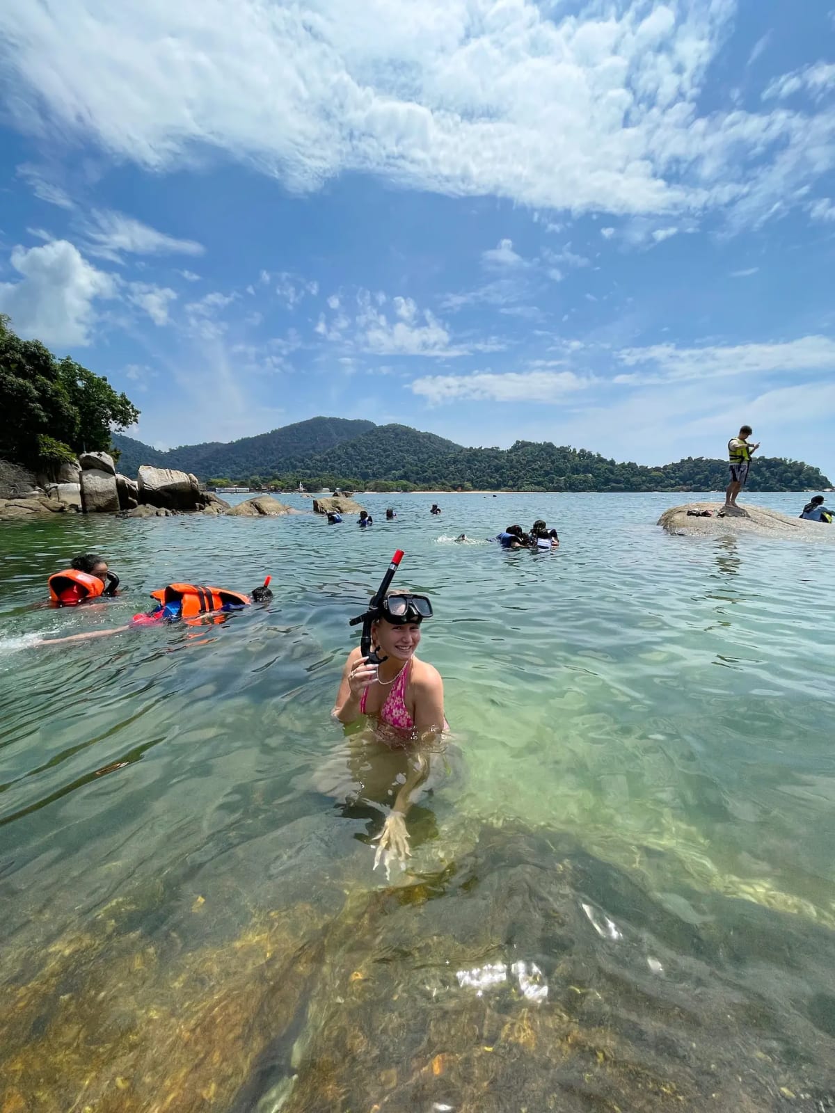 Kayaking on Pangkor Island in Malaysia