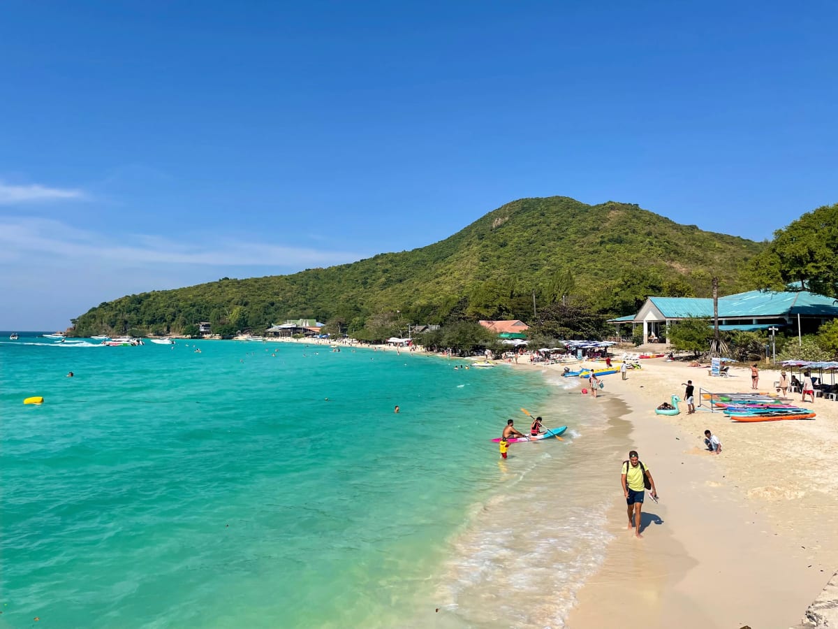 Tien Beach of Koh Larn in Pattaya, Thailand