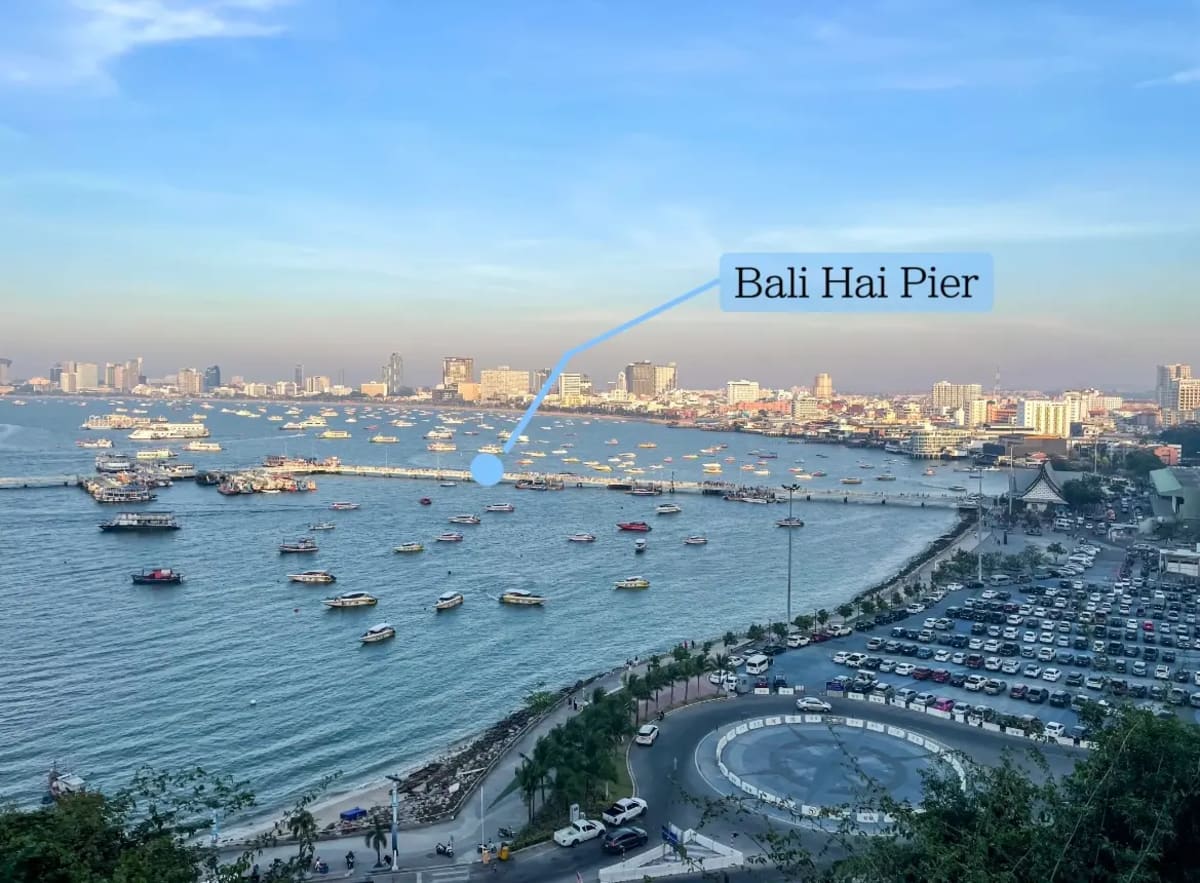 Bali Hai Pier in Pattaya City, Thailand