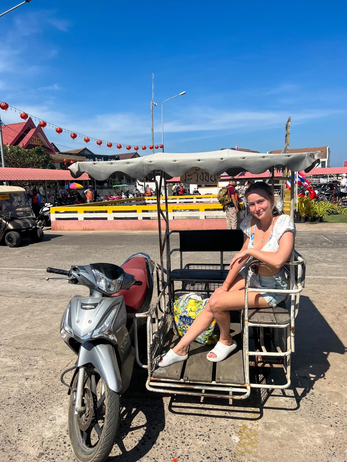 An island sidecar in Koh Larn, Thailand