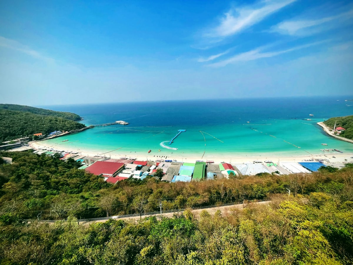 Tawaen beach on Koh Larn Island in Thailand