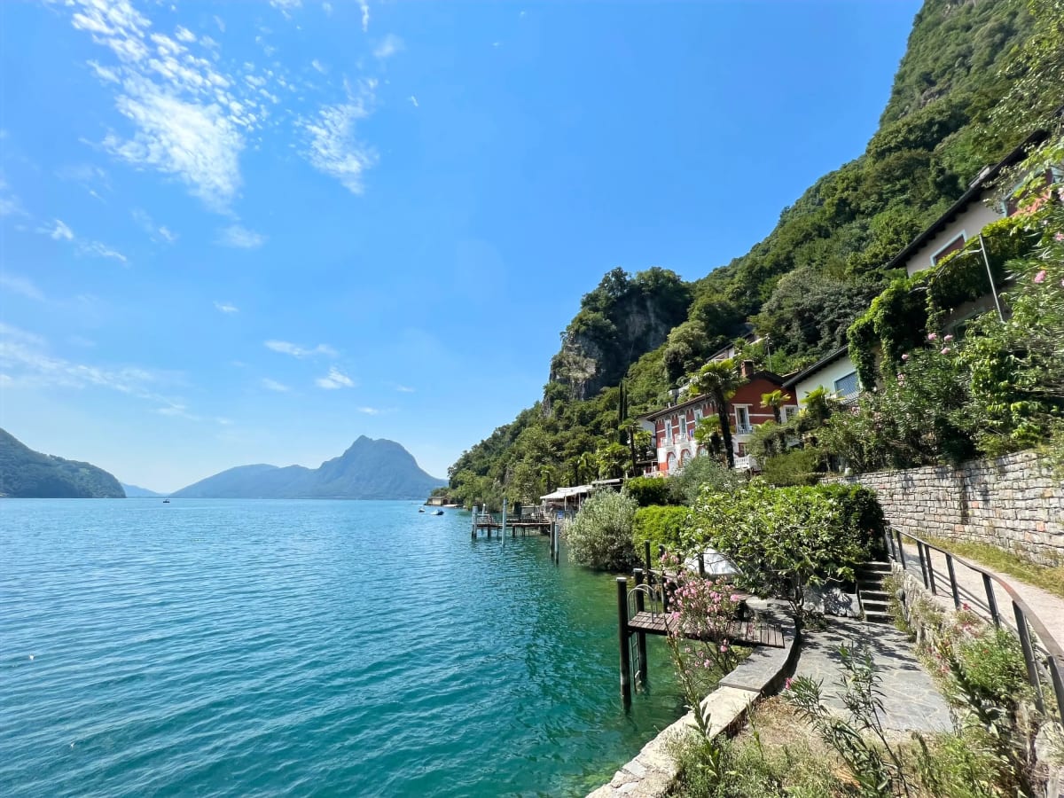 Olive Grove Trail (Sentiero Dell'olivo) in Lugano, Switzerland