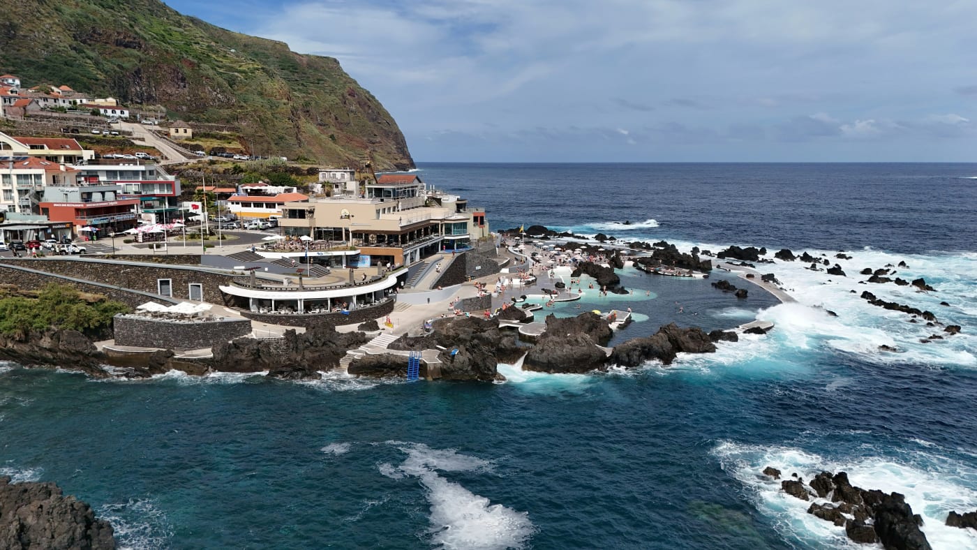 Porto Moniz Natural Pools on Madeira Island, Portugal