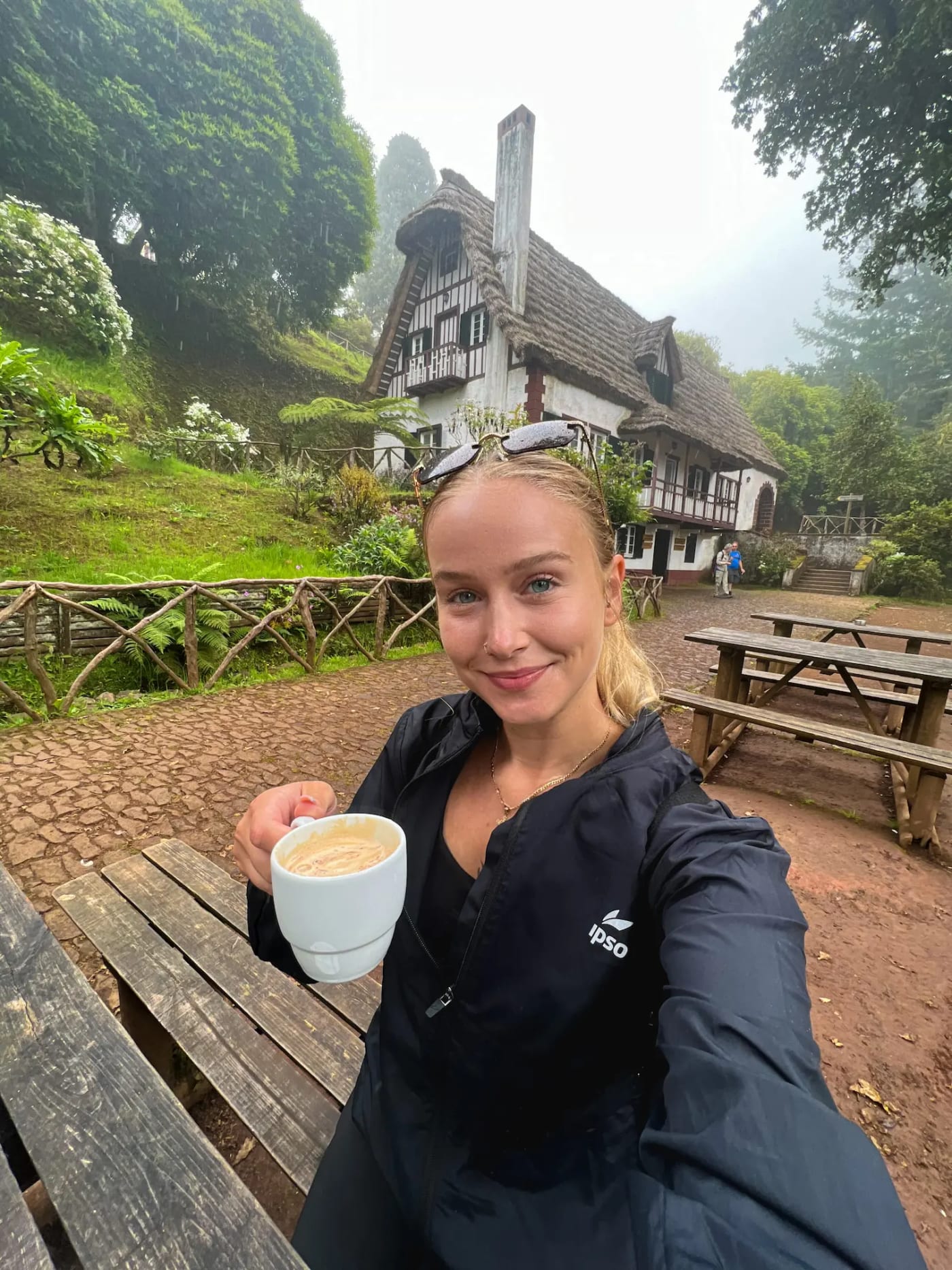 At the Queimadas Forest Park in Santana on Madeira Island