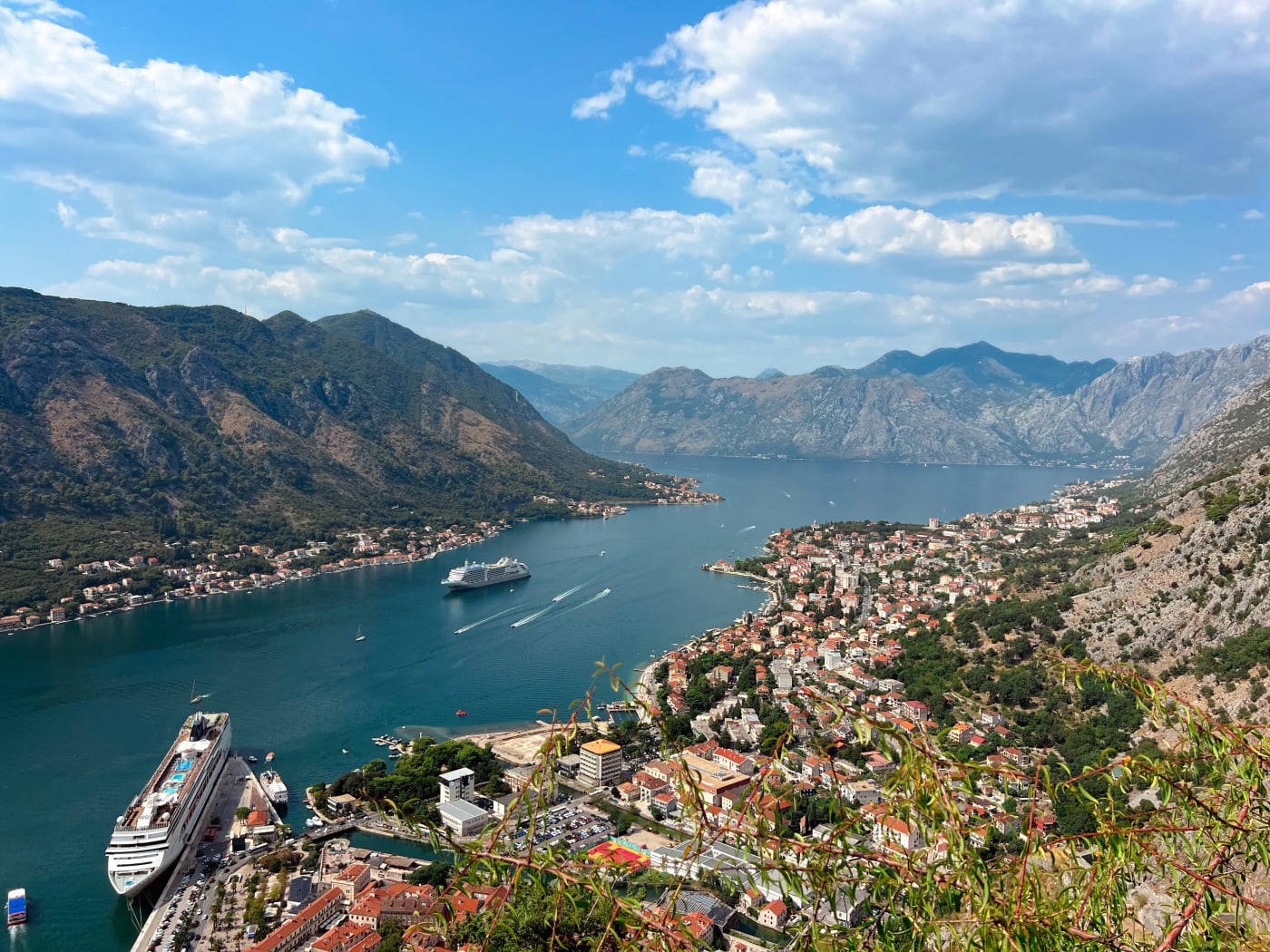 Bay of Kotor in Montenegro