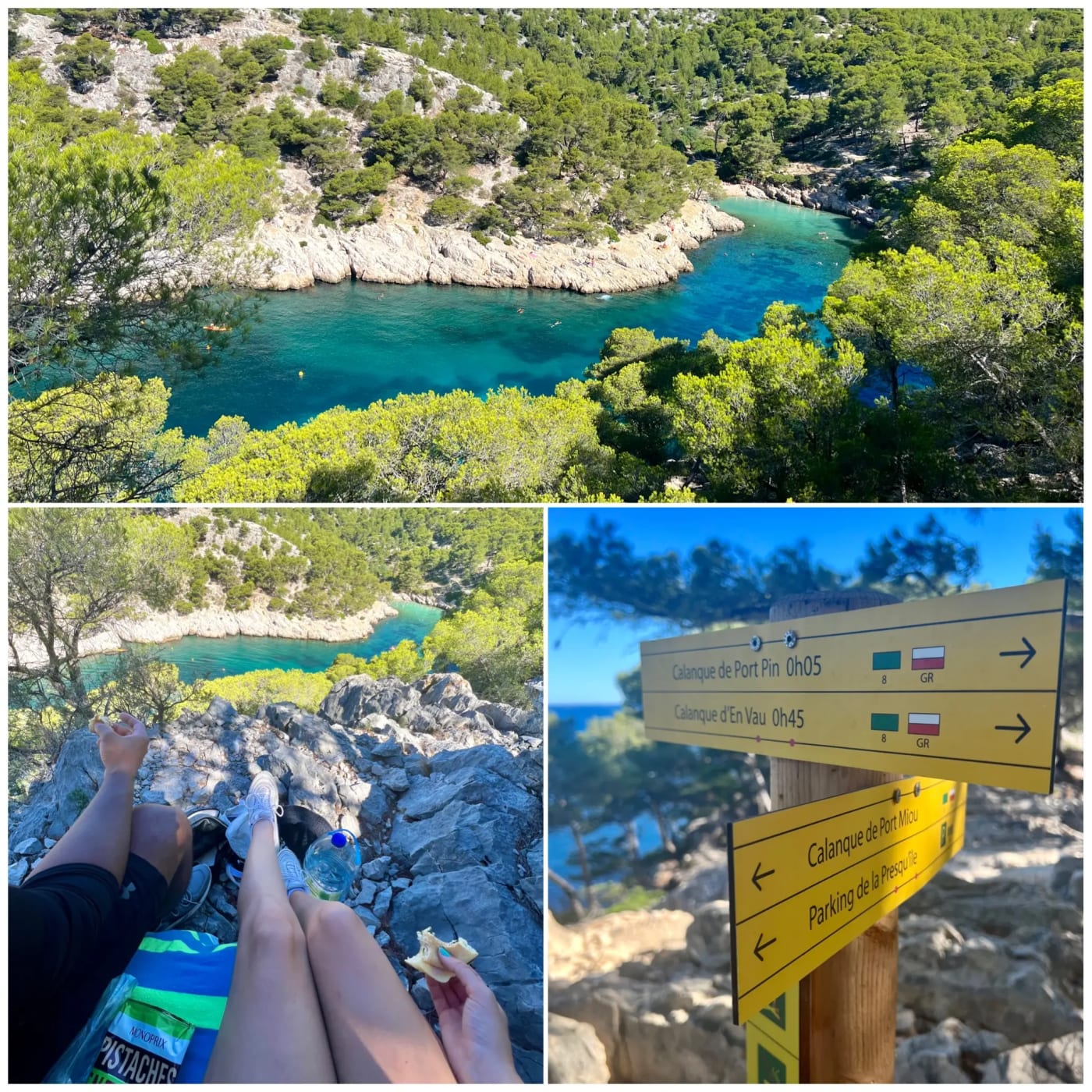 A view over Calanque Port Pin at the Calanques National Park in the South of France