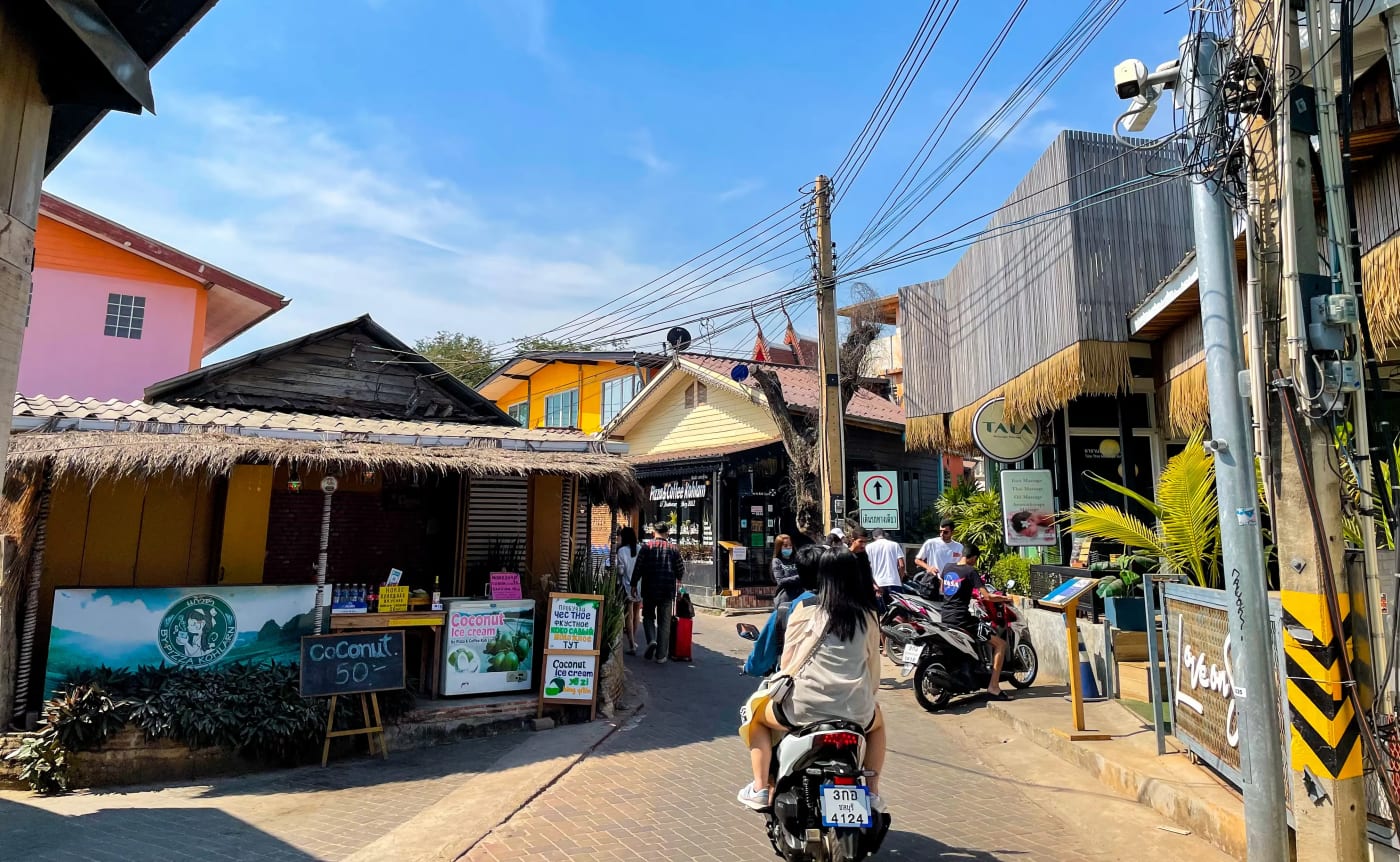Na Baan Village on Koh Larn island in Pattaya, Thailand