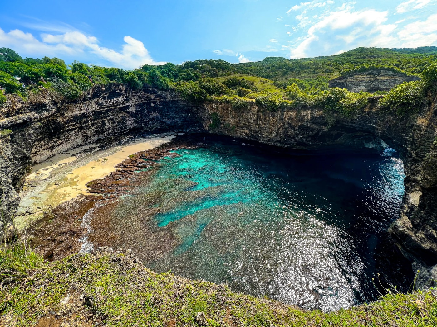 Angels Billabong on Nusa Penida in Indonesia