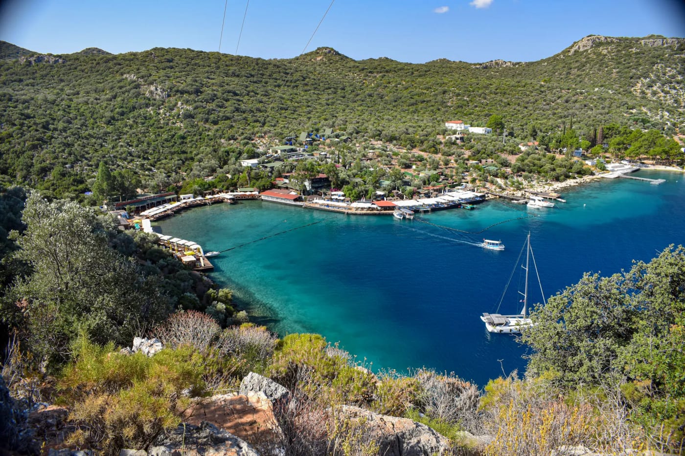 Kaputaş Beach in Kaş, Turkey