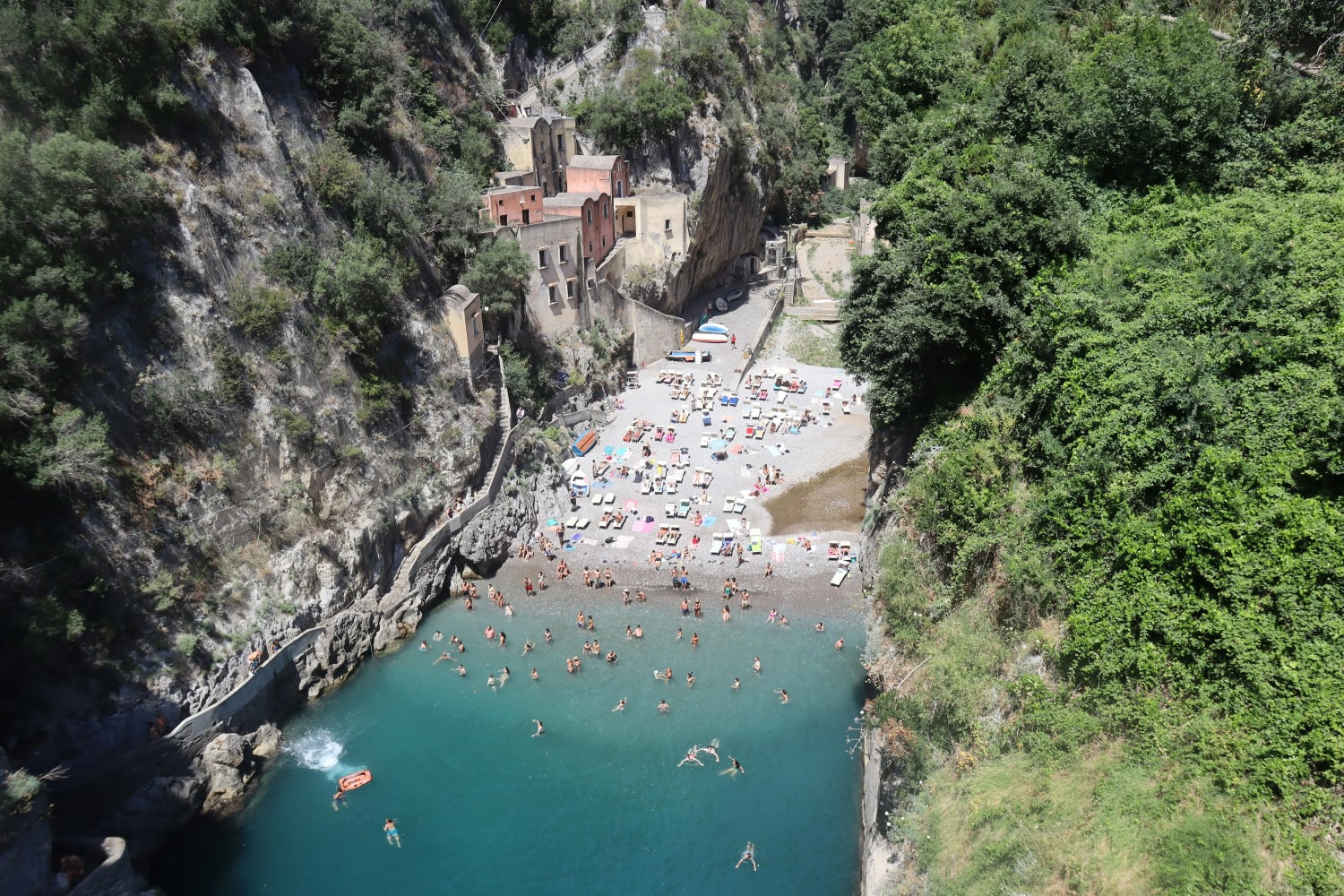 Fiordo di Furore in Amalfi, Italy