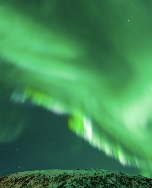 Northern lights in Tromsø, Norway