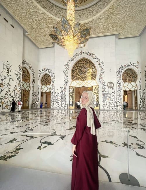 Grand Mosque in Abu Dhabi, United Arab Emirates