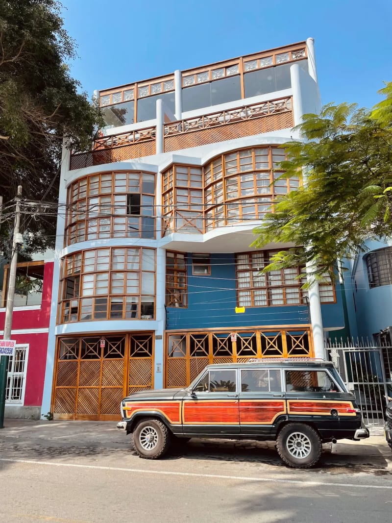 A bohemian style house in the district of Barranco in Lima, Peru