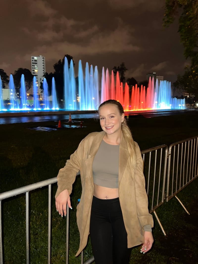 Magic Water Circuit of the Reserve Park in Lima, Peru
