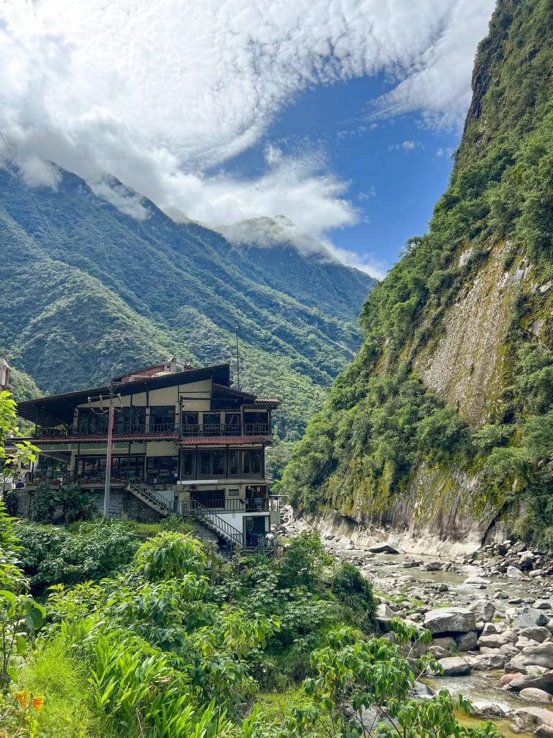 The mountains in Aguas Calientes, Peru