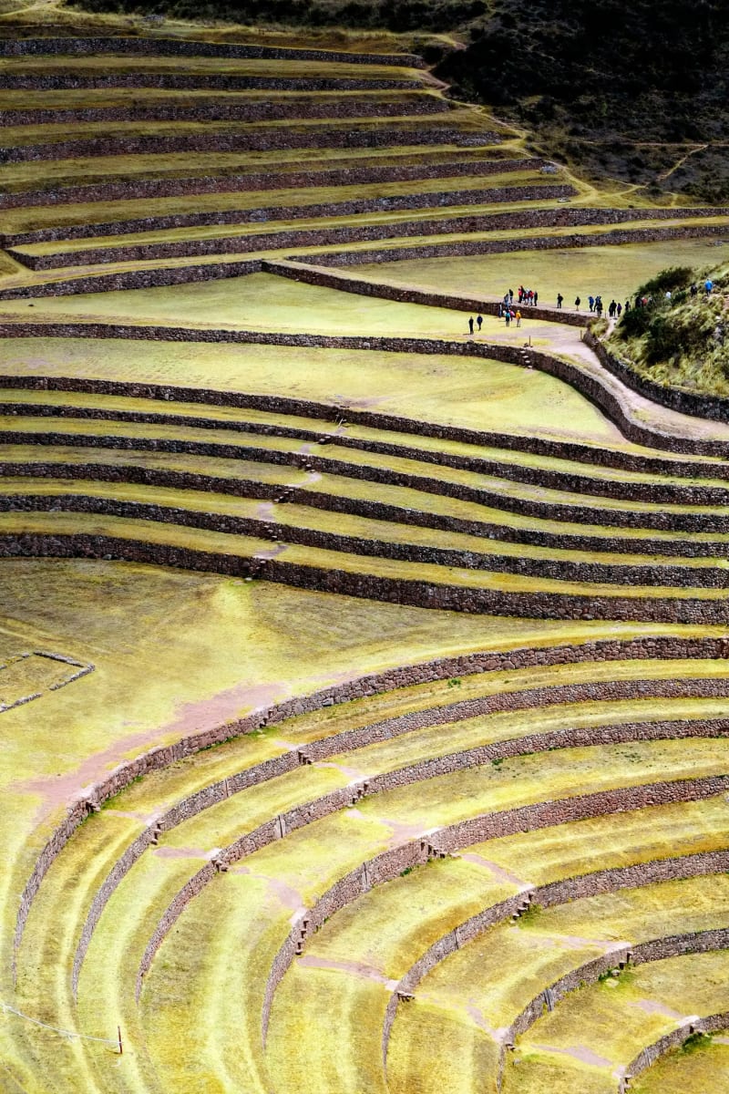 Moray Circular Agricultural Terraces in the Sacred Valley of Peru