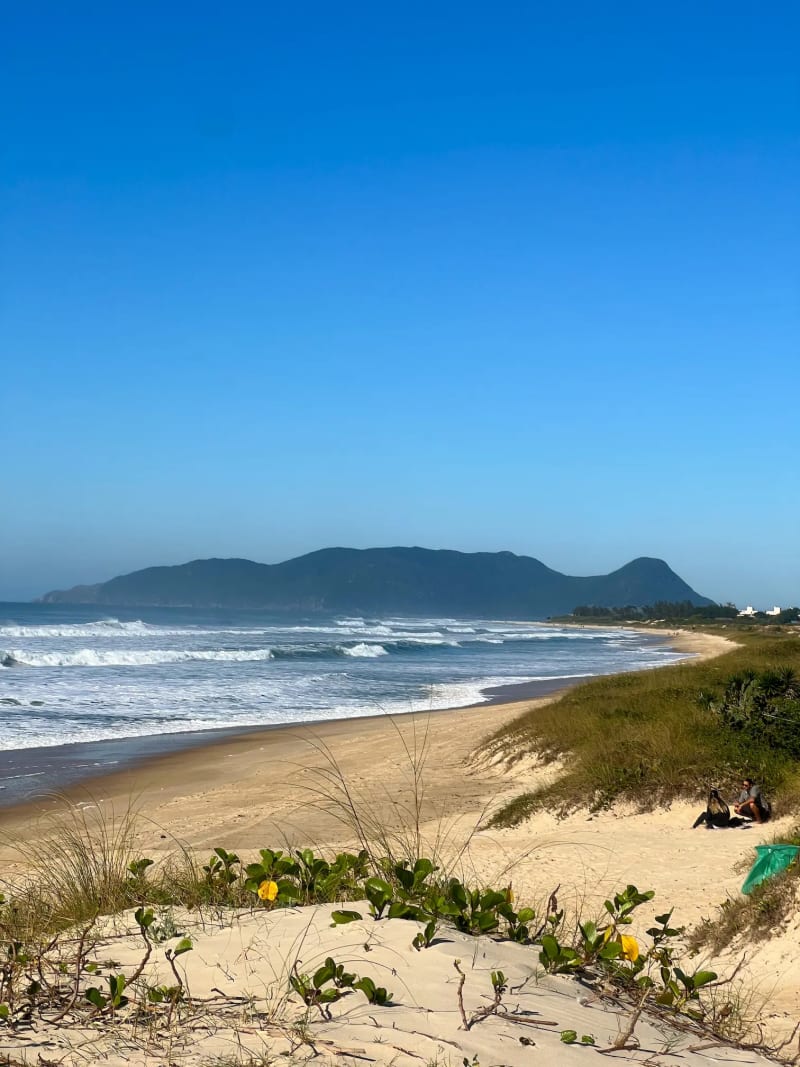 Campeche Beach (Praia do Campeche) on Santa Catarina Island in Florianópolis Brazil