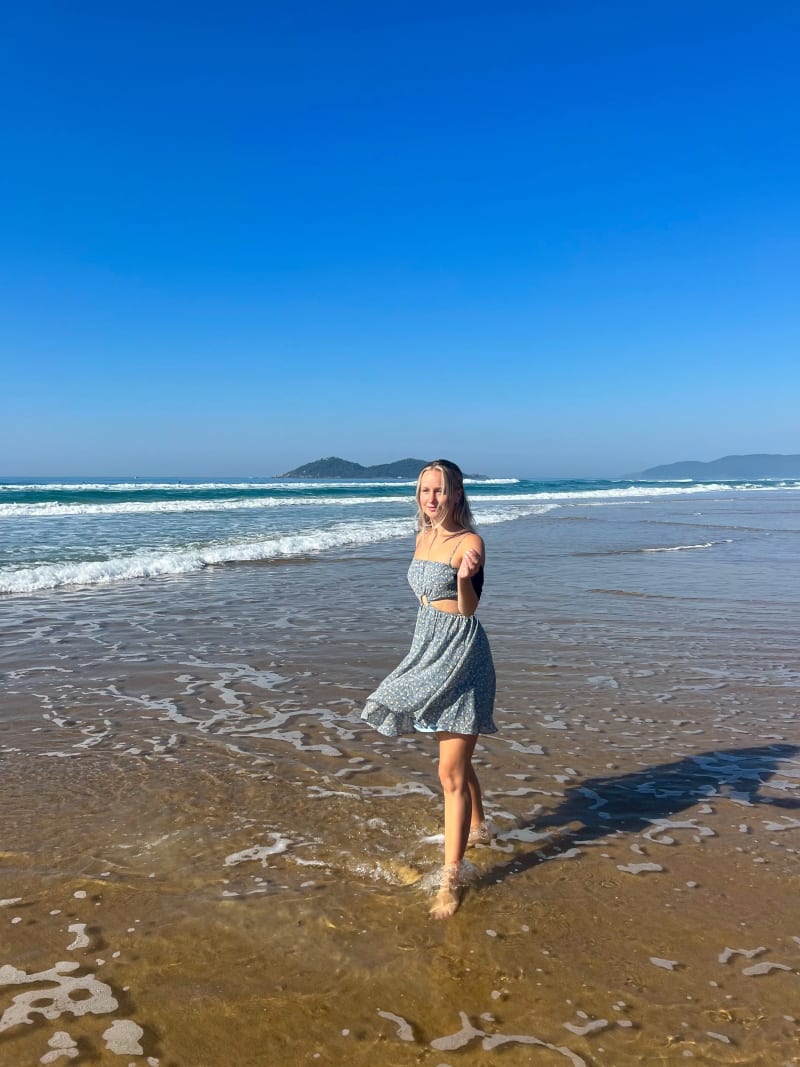 Campeche Beach (Praia do Campeche) on Santa Catarina Island in Florianópolis Brazil
