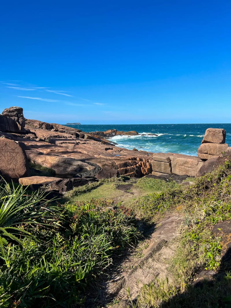 Praia da Joaquina on Santa Catarina Island in Florianópolis Brazil