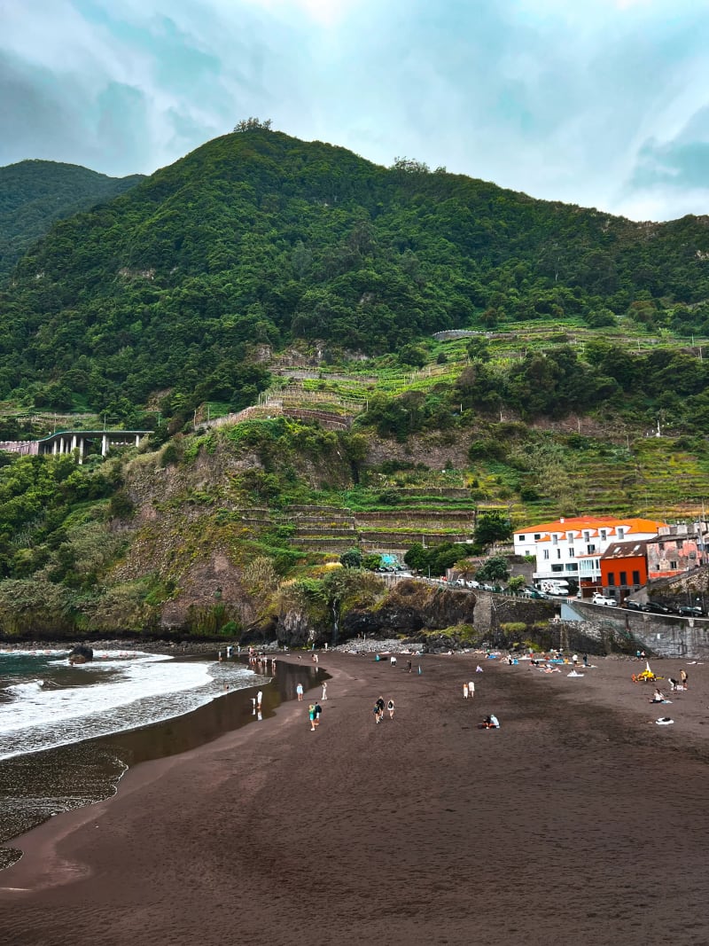 Seixal Beach on Madeira Island, Portugal