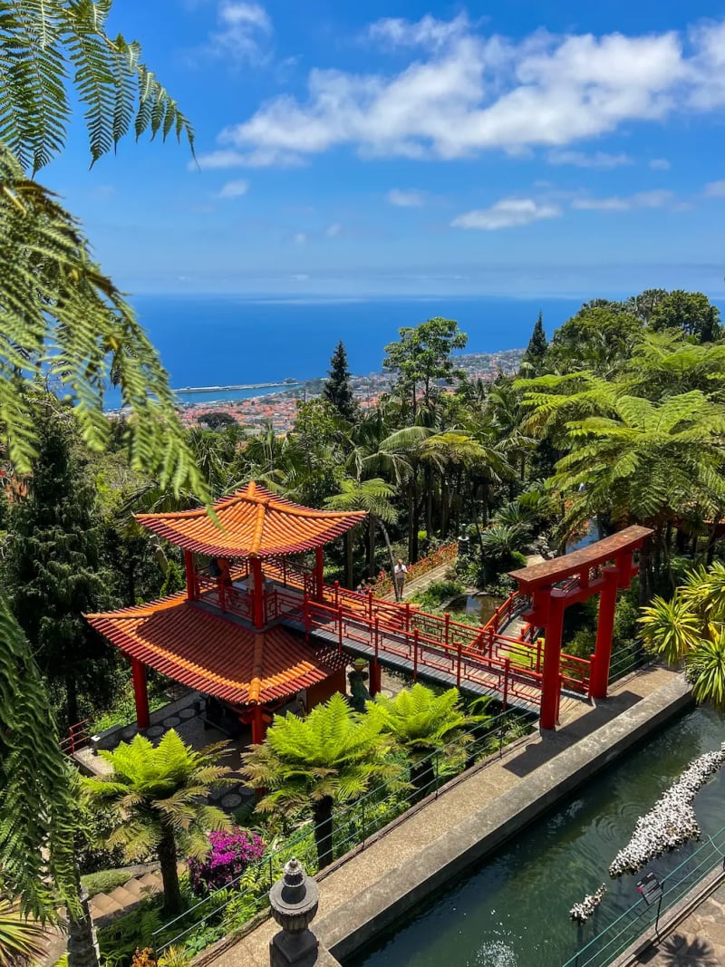 Monte Palace Botanical Gardens on Madeira Island, Portugal