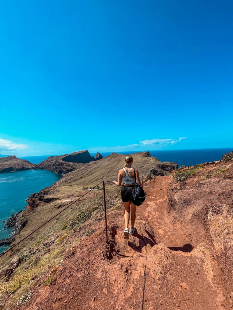 PR8 Vereda da Ponta de São Lourenço on Madeira Island