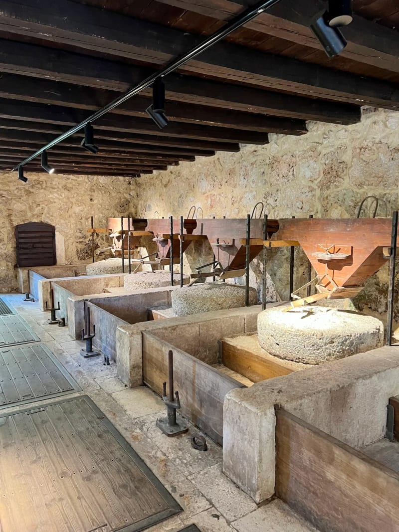 Old water mills in the ethno village at Krka National Park