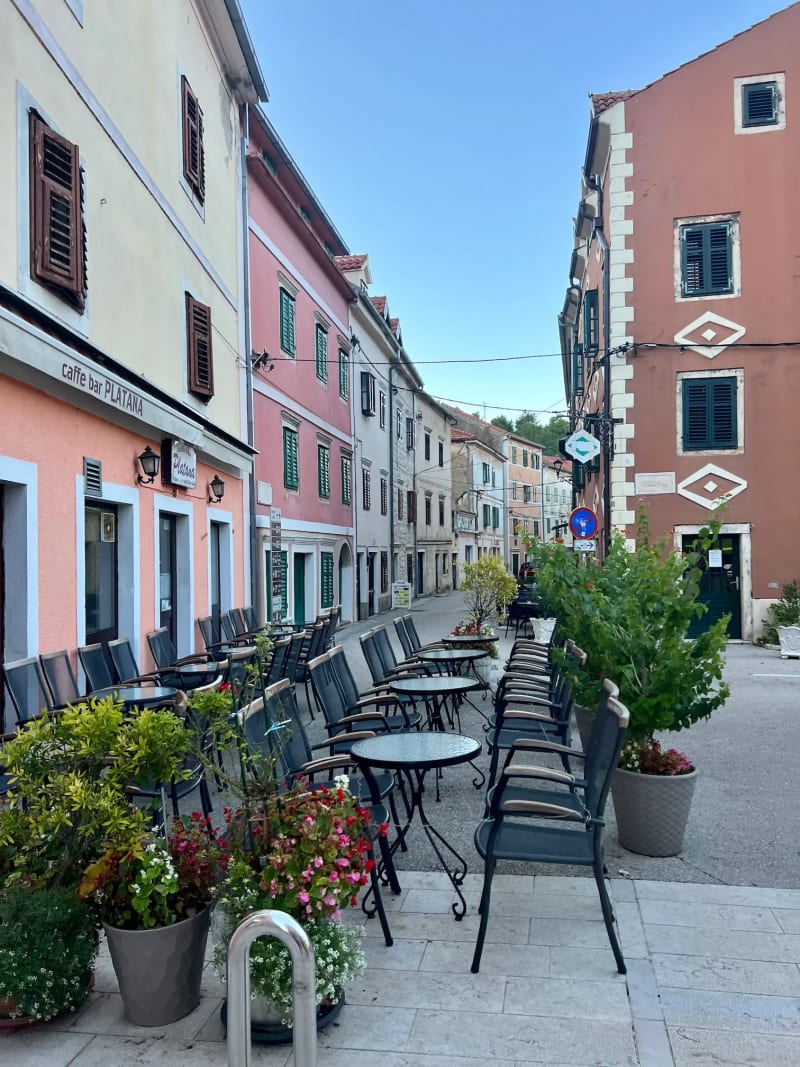 The town of Skradin in Croatia, near Krka National Park