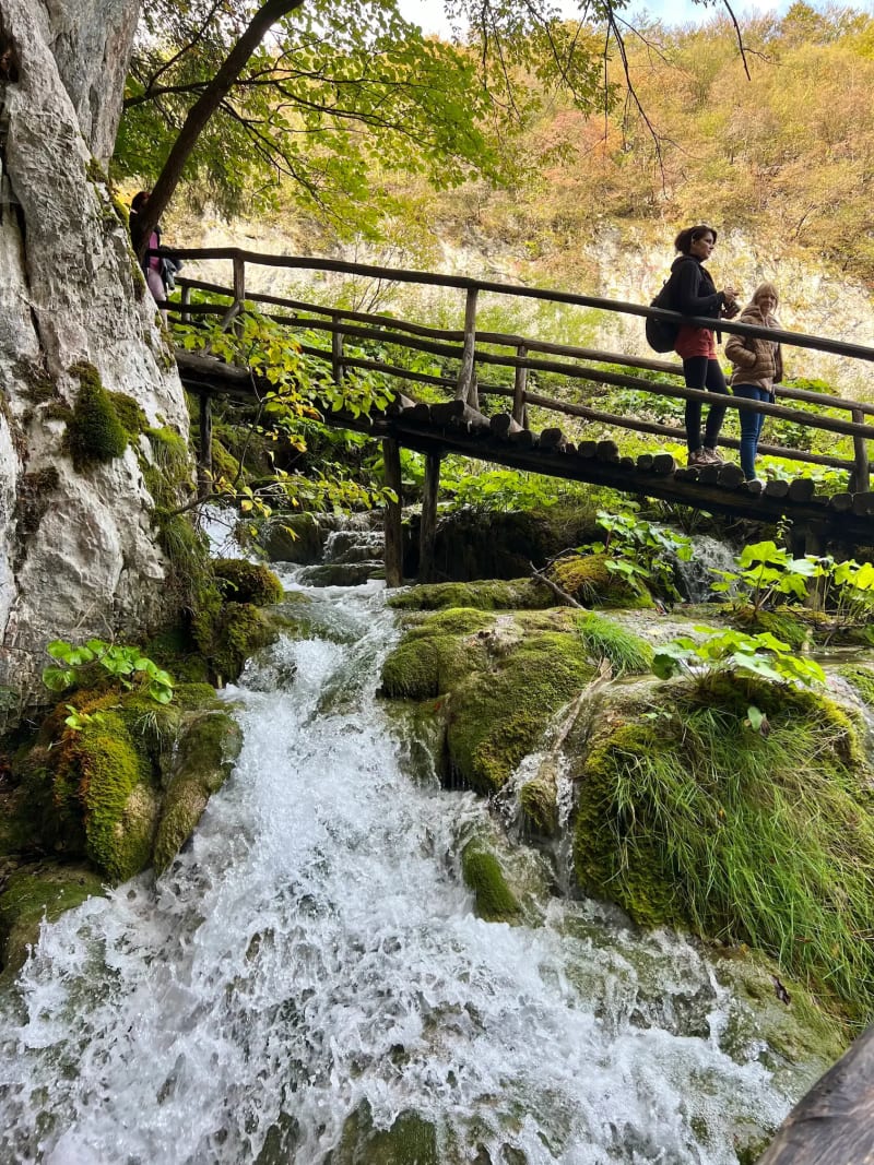 Plitvice Lakes National Park, Croatia, in the fall season