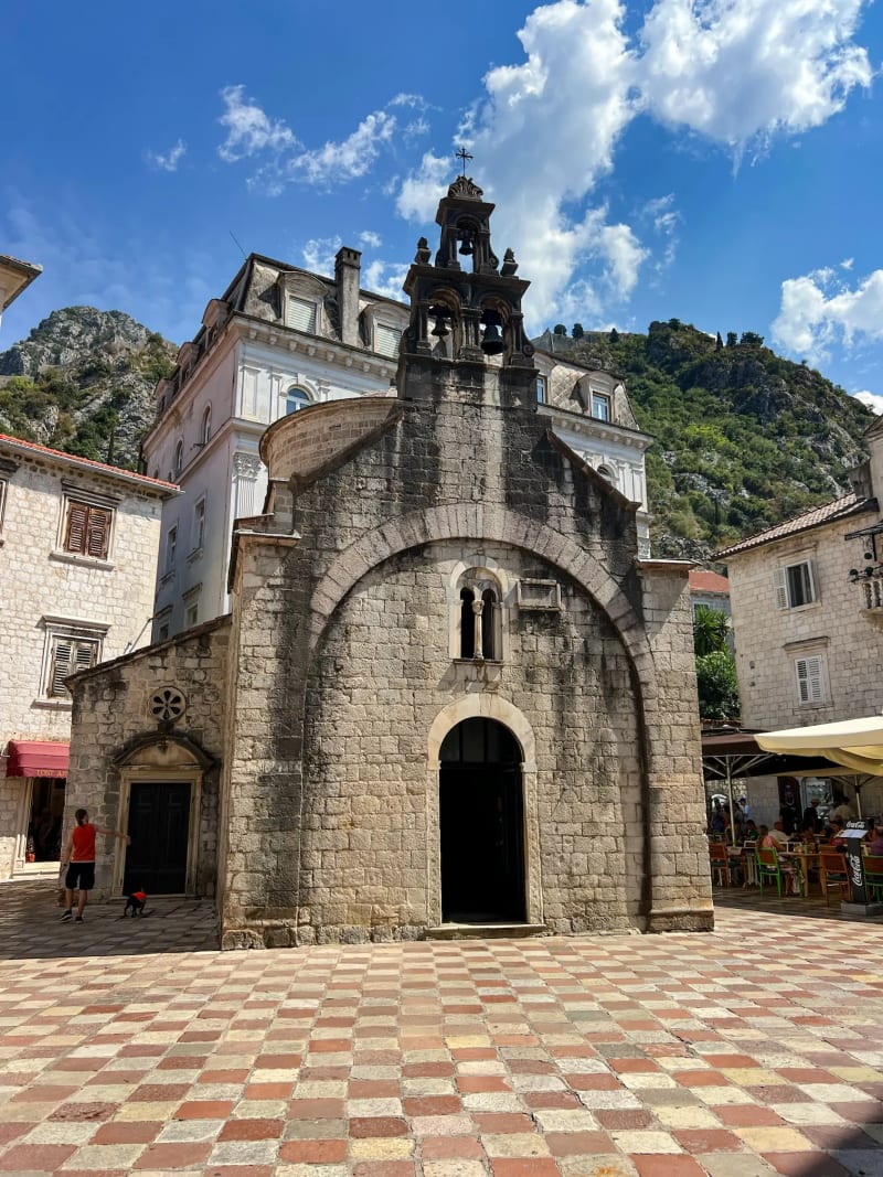 Church of St. Luke in Kotor Montenegro Old Town