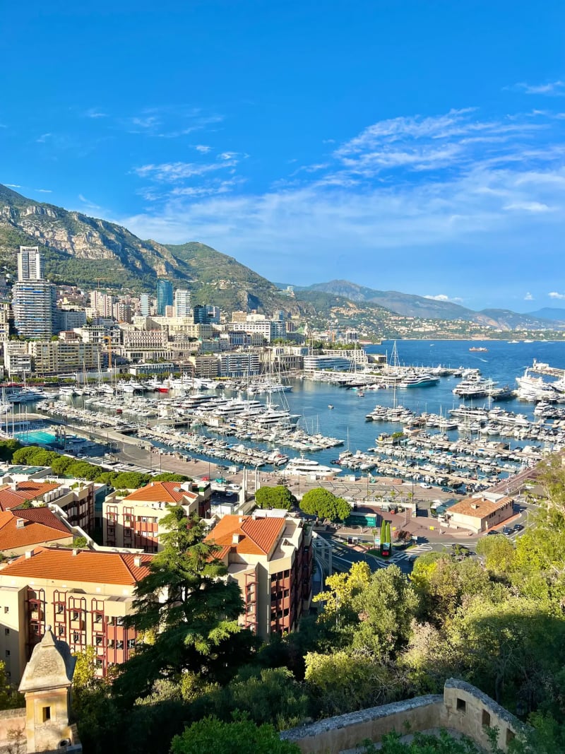 Panoramic view of Monte Carlo, Monaco