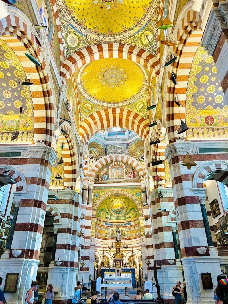 The Church of Notre Dame de la Garde in Marseille, France