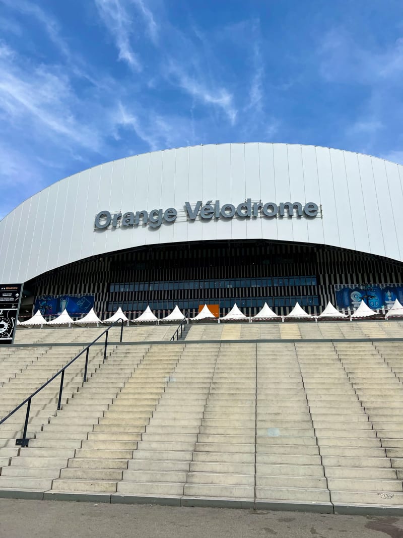 The Orange Vélodrome stadium in Marseille, France