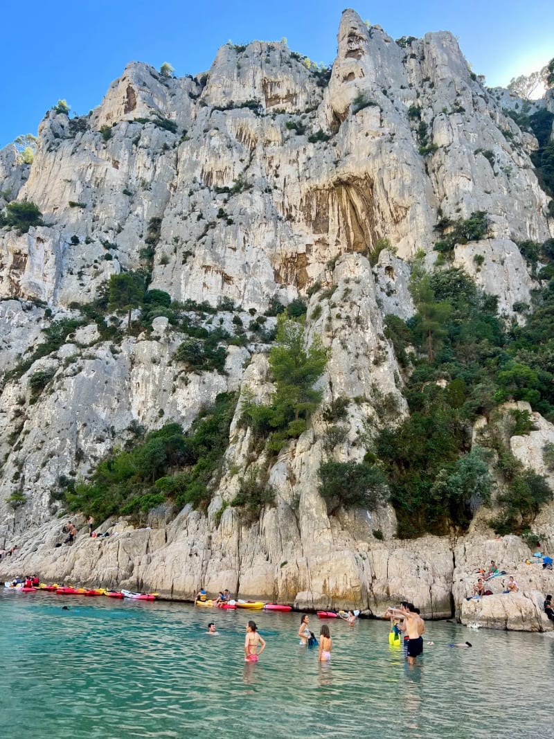 Calanque d'En Vau at the Calanques National Park in the South of France