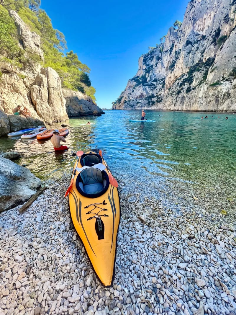 Calanque d'En Vau at the Calanques National Park in the South of France