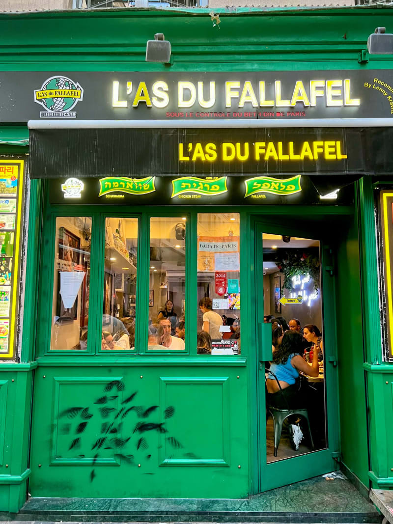 A bakery in the neighborhood of Le Marais in Paris, France