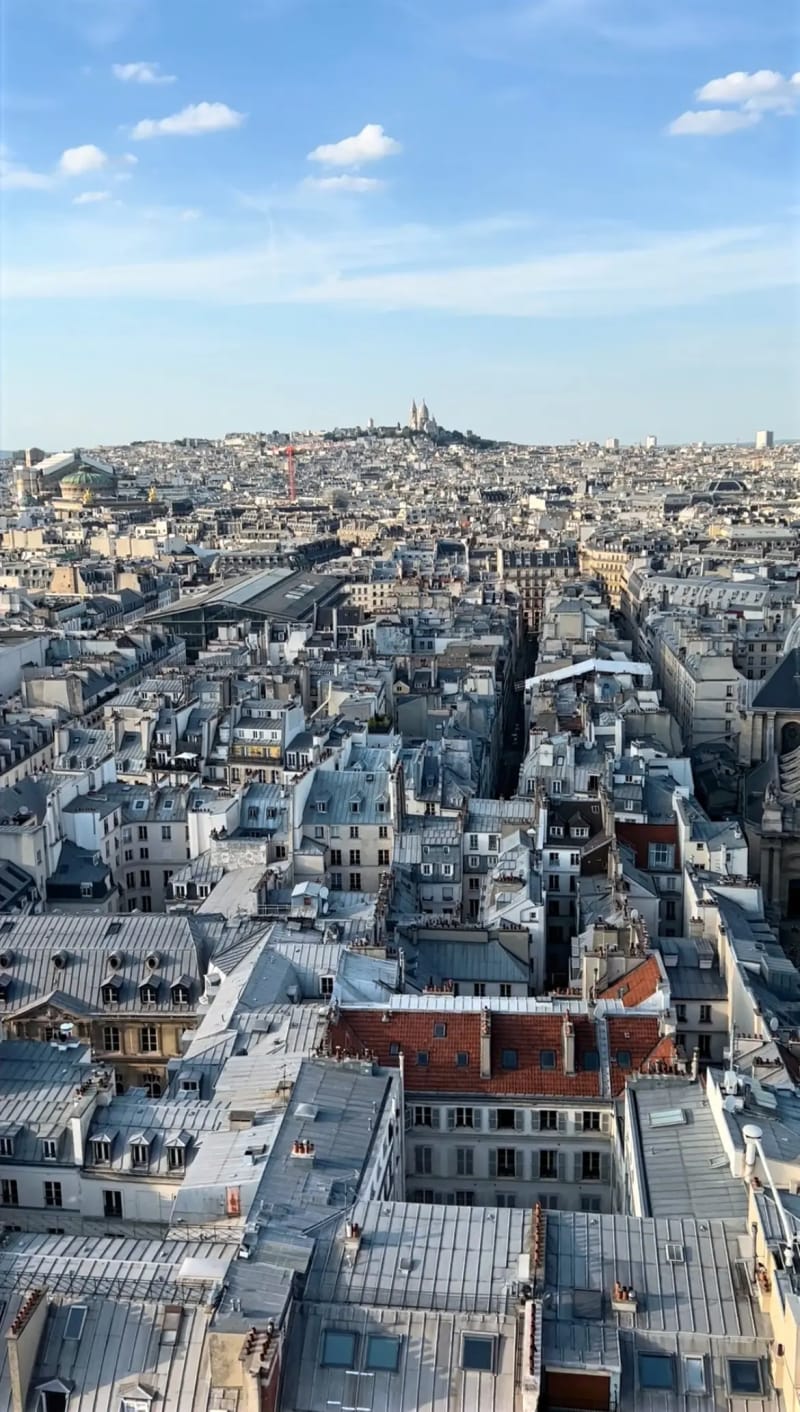 A view over Paris, France