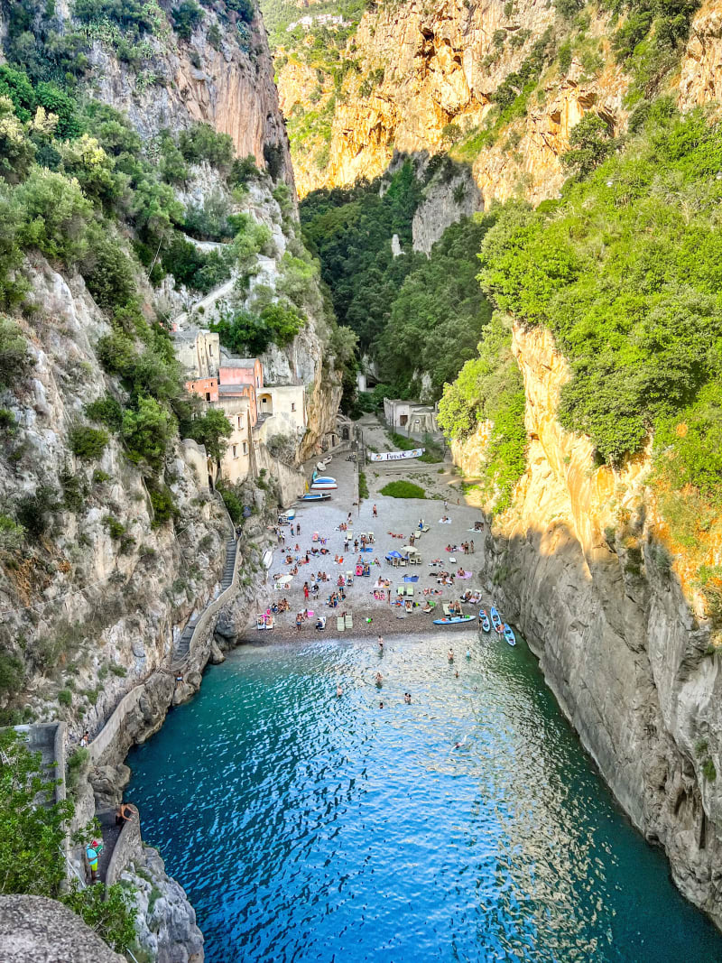 Fiordo di Furore in Amalfi, Italy