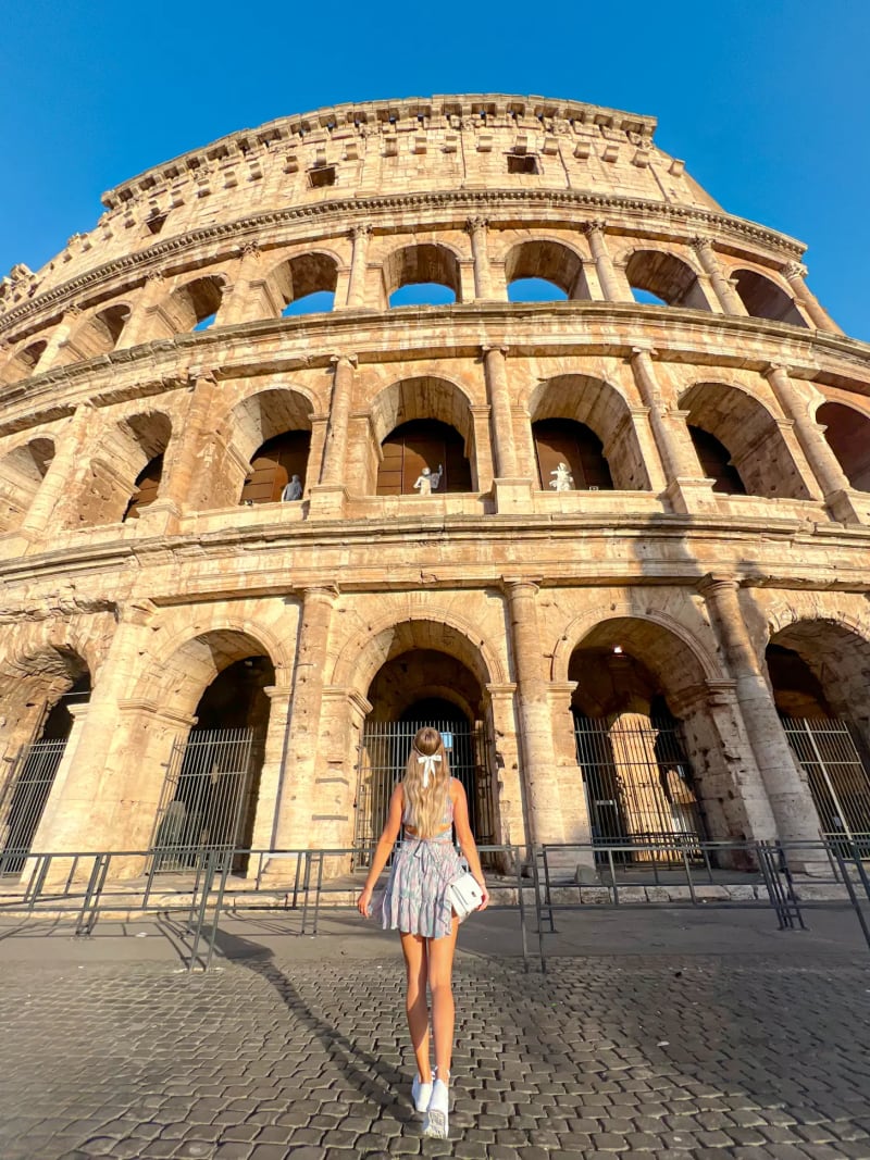 The Roman Colosseum in Italy
