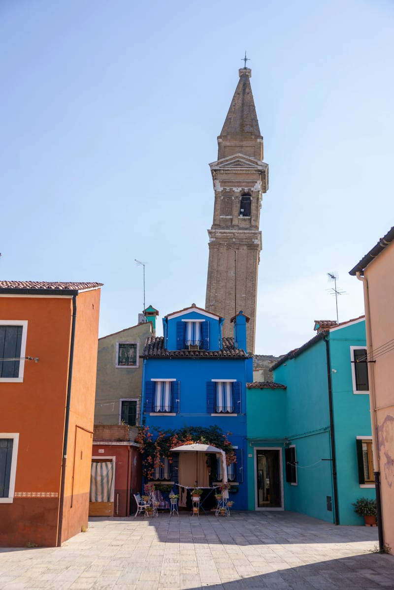 Burano lace shop in Venice Italy