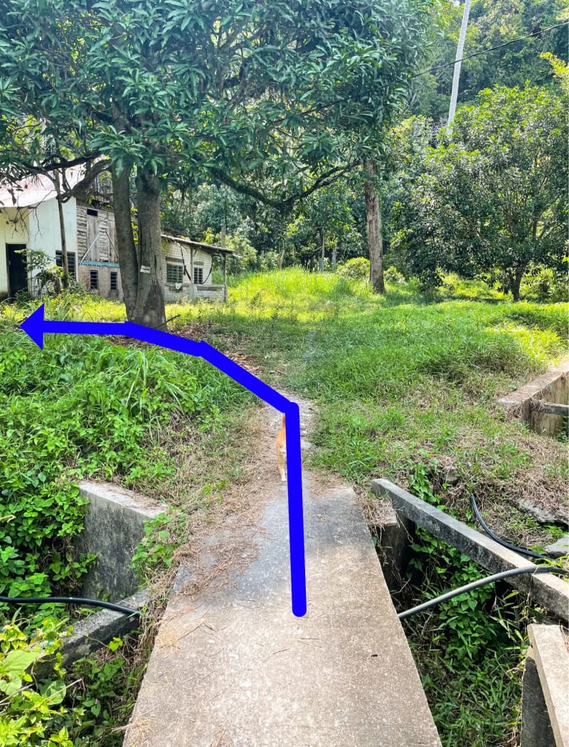 Directions to get to a hidden beach on Pangkor Island in Malaysia