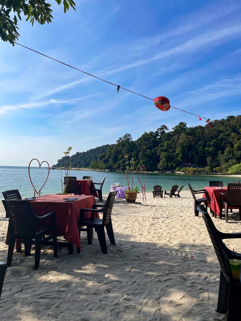 Pangkor Island's Daddy's Cafe on the Sand