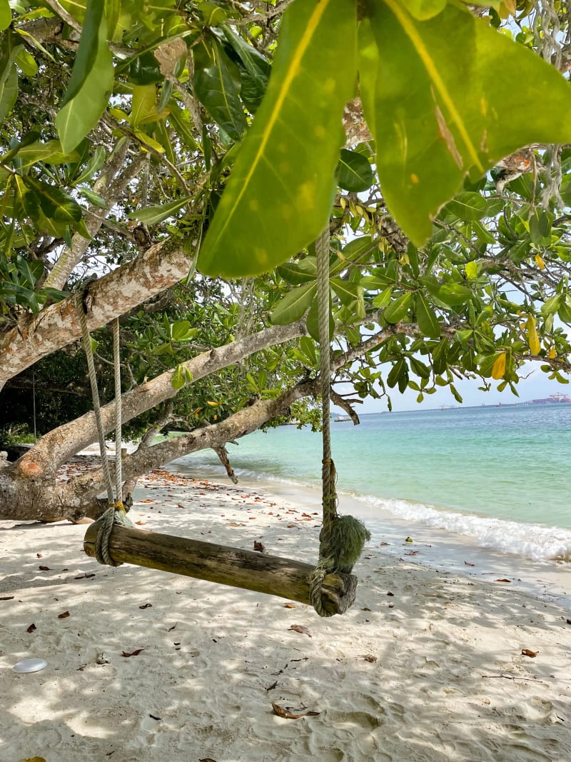 A beautiful beach on Pangkor Island in Malaysia